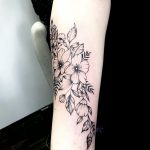 Finline Flower Tattoo von Kevin, Peckstage